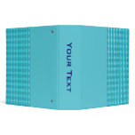 Bright Turquoise pattern binders