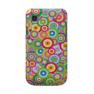 Bright Vector Circles Galaxy S Barely There™ casematecase