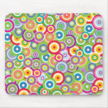 Bright Vector Circles Mousepads