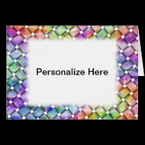 BRIGHT WEAVE Customizable Greeting & Note CARDS cards