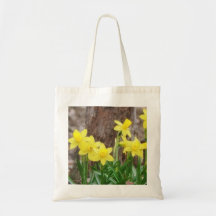 Bright Yellow Daffodils Canvas Bag