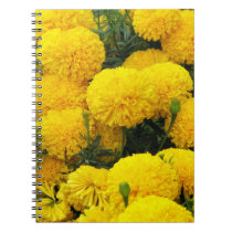 Bright Yellow Flowers on Notebook notebooks