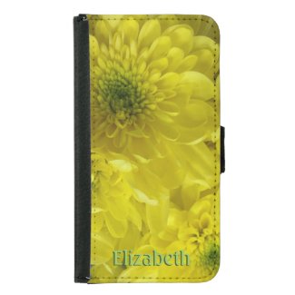 Bright Yellow Flowers Personalized