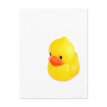 Bright Yellow Rubber Duck Postcards