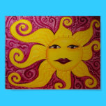bright yellow sun posters