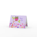 Brightly Colored Owl cards