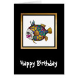 Brightly colored tropical fish - 2 cards