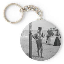Brighton Beach Lifeguard, early 1900s Key Chains