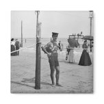 Brighton Beach Lifeguard, early 1900s Magnet