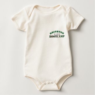 Brighton Bootcamp Babygrow shirt