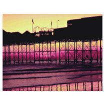 Brighton Pier at sunset, Sussex, England Custom Flyer