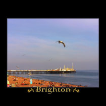 Brighton Views (UK) Poster posters