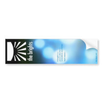 Brights Banner Bumper Sticker bumper stickers