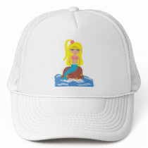 Brigit the Mermaid Cap hats by KirstenEdwards Brigit the Mermaid Cap hats