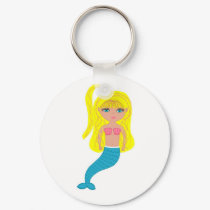 Brigit the Mermaid Keychain by KirstenEdwards Brigit the Mermaid Keychain