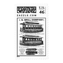 Brill Company Streetcars and Buses Postage Stamp