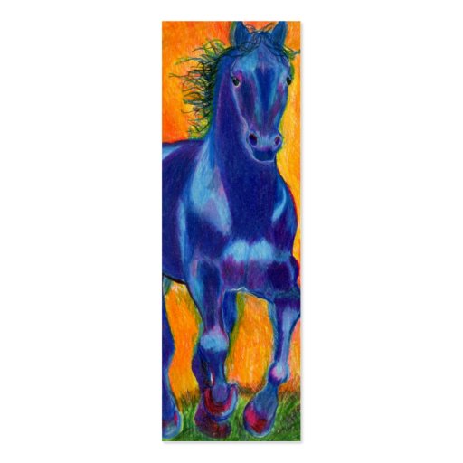Brillian Blue Horse Business Card Templates
