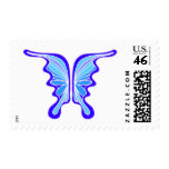 Brilliant Blue Butterfly Postage