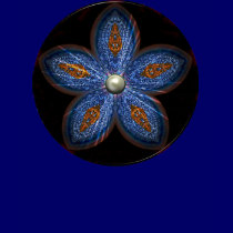 Brilliant Blues Batik t-shirts