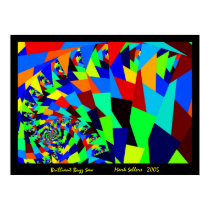 Brilliant Buzz Saw (black) posters