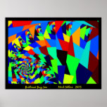 Brilliant Buzz Saw (black) Print