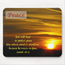 Brilliant Glow - Peace Mouse Pads