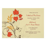 Brilliant Leaves Invitation