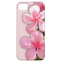 Brilliant Pink Hawaiian Hibiscus Flowers iPhone 5 Covers
