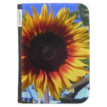 Brilliant Sunflower Kindle Folio Case