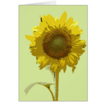 Brilliant Sunflower Note Card