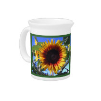 Brilliant Sunflower Pitcher