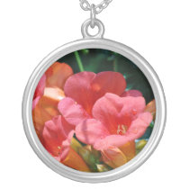 Brilliant Trumpet Vines Custom Necklace