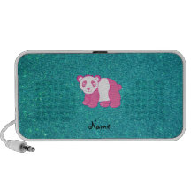 Brillo rosado conocido personalizado de la turques mp3 altavoces