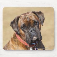 Brindle Boxer Dog Mousepad