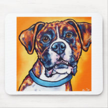 Brindle Boxer Mouse Pad
