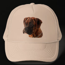 Brindle Boxer puppy Hat by ritmoboxer Brindle Boxer puppy Hat
