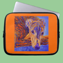 Brindle Greyhound Laptop Sleeve - "Ace" electronics sleeves