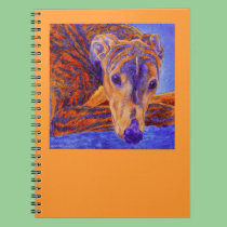 Brindle Greyhound Notebook - "Ace"