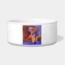 Brindle Greyhound Pet Bowl - "Ace" pet bowls