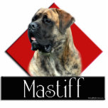 Brindle Mastiff Diamond sculpture Acrylic Cut Out