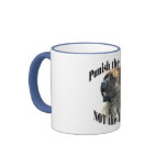Brindle Mastiff Punish the Deed Mug