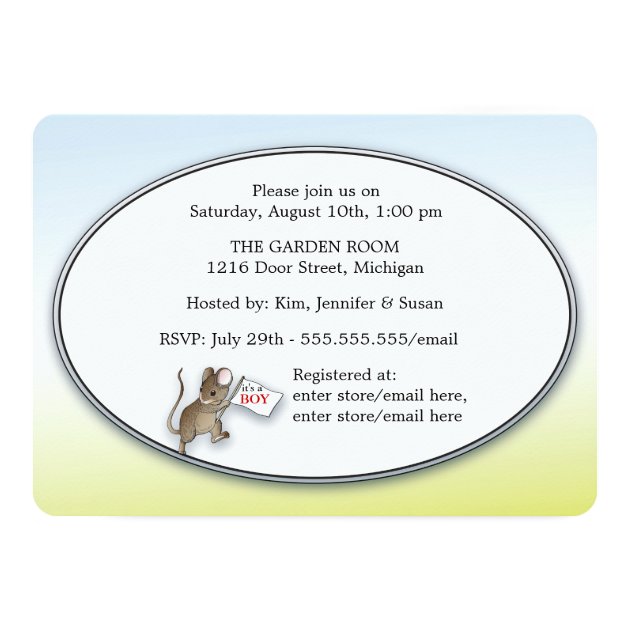 Bring a Book Baby Shower Invitation