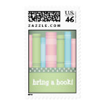 Bring a Book - Baby Shower Postage Stamps