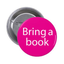 Bring a Book Magenta buttons