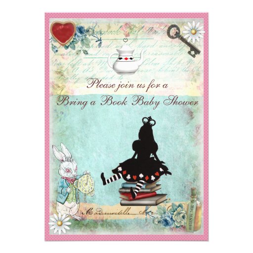 Bring a Book Princess Alice Baby Shower Cards