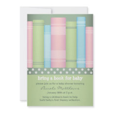 Bring a Book - Storybook - Baby Shower Invitations zazzle_invitation