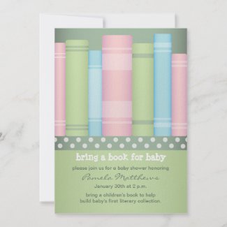 Bring a Book – Storybook – Baby Shower Invitations by youreinvited