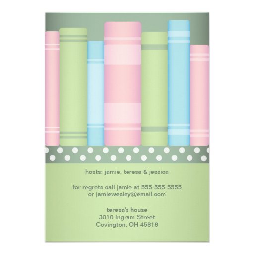 Bring a Book - Storybook - Baby Shower Invitations