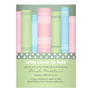 Bring a Book - Storybook - Baby Shower Invitations