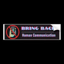 Bring Back 2 bumper stickers